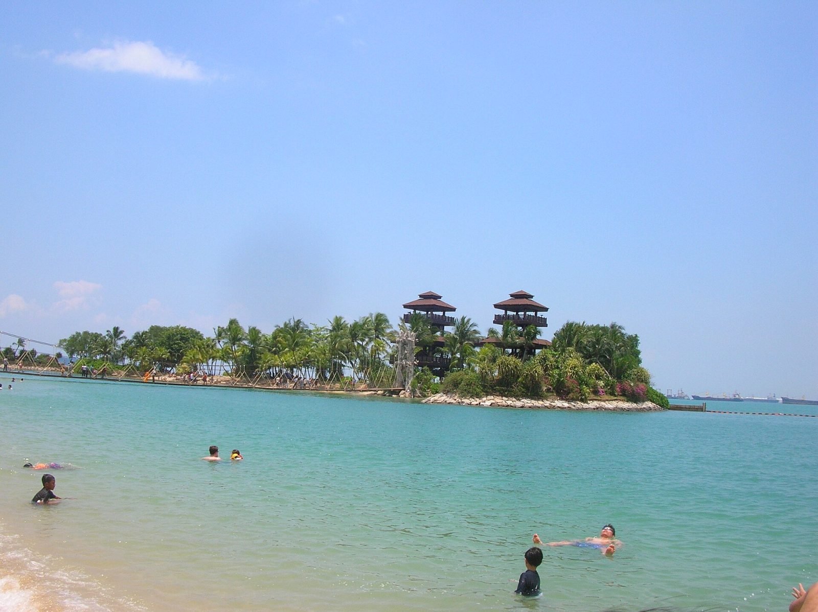 Inselchen am Palawan Beach, Sentosa